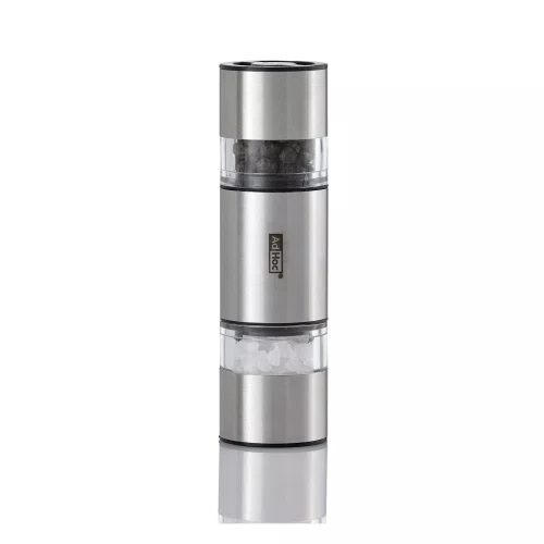 Moedor Pimenta e Sal Inox e Acrilico 11cm Duomill Mini - Adhoc