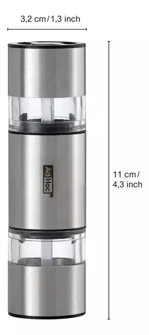 Moedor Pimenta e Sal Inox - AdHoc