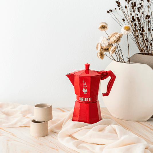 Moka Express 6 Xicaras Exclusive Vermelha - Bialetti