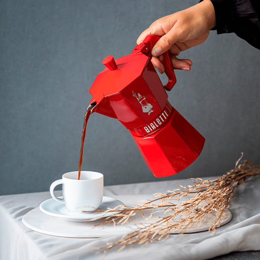 Moka Express 6 Xicaras Exclusive Vermelha - Bialetti
