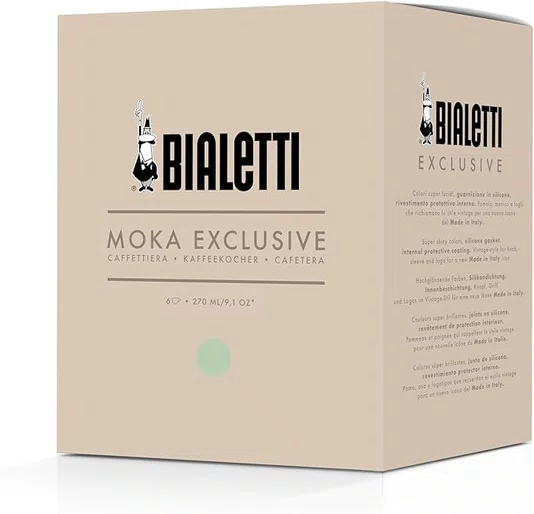 Moka Express Exclusive Verde 6 Xicaras - Bialetti