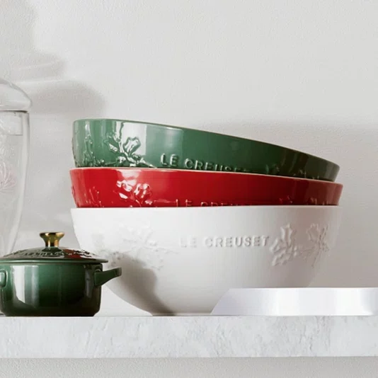 Multi Bowl 3,6l 25cm Holly Vermelho Cerise - Le Creuset