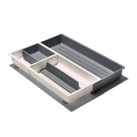 Organizador de Utensílios para Gaveta Expansível com 3 Compartimentos 6,3x32x41cm - Oxo