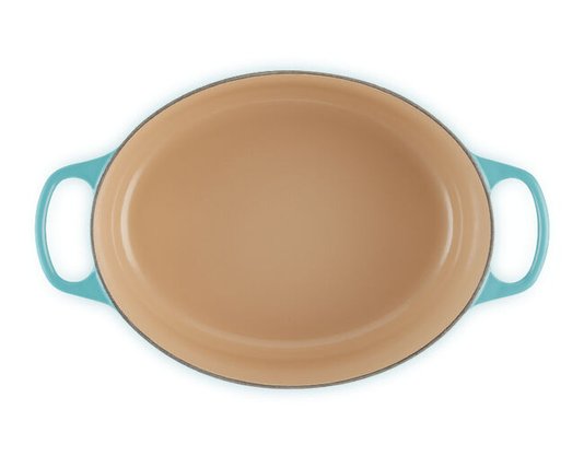 Panela Oval 27cm Signature Azul Caribe - Le Creuset