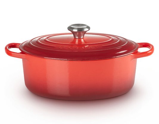 Panela Oval 27cm Signature Vermelho Le Creuset