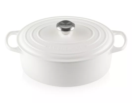 Panela Oval 31cm Signature White - Le Creuset