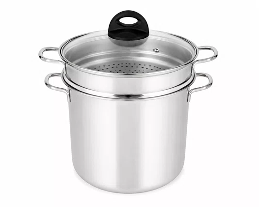 Panela para Pasta Cuoci e Vedi Aço Inox 6 Litros - Barazzoni