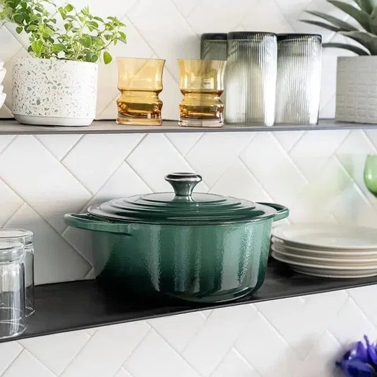 Panela Redonda 22cm Signature Verde Artichaut - Le Creuset