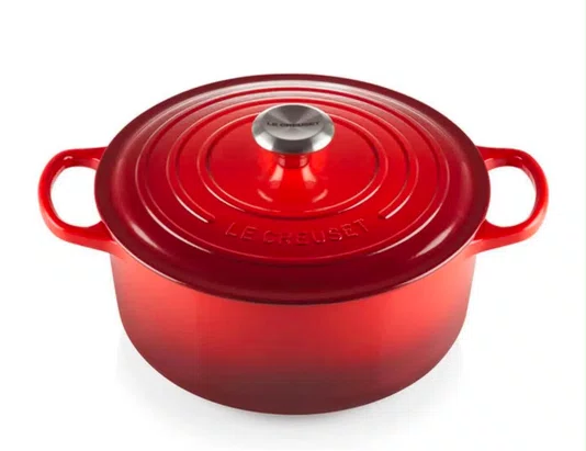 Panela Redonda 26cm Sig Vermelho Cerise - Le Creuset