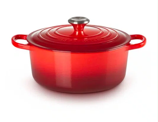 Panela Redonda 26cm Sig Vermelho Cerise - Le Creuset