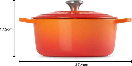 Panela Redonda 26cm Signature Laranja - Le Creuset