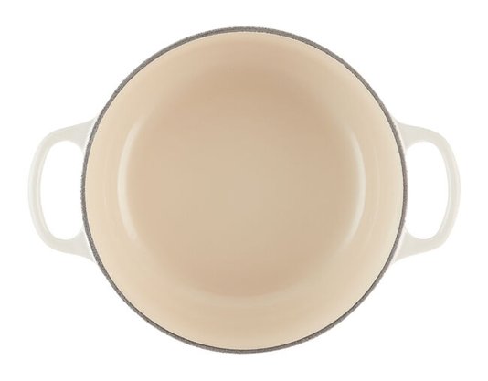 Panela Redonda 26cm Signature Meringue Le Creuset