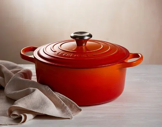Panela Redonda 26cm Signature Vermelho Cerise - Le Creuset