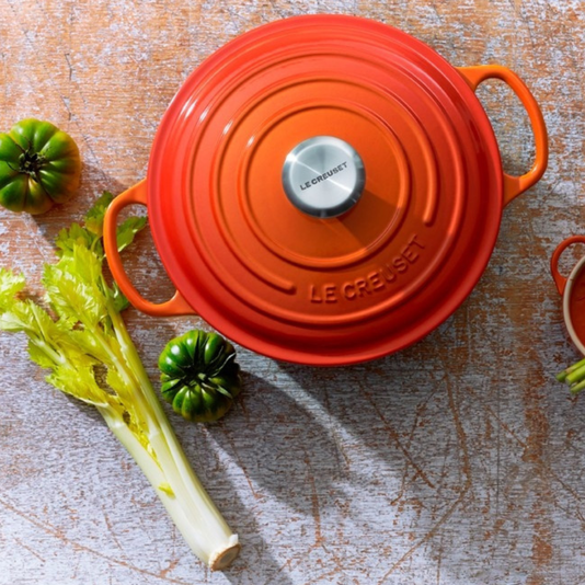 Panela Redonda Signature Laranja 28cm - Le Creuset