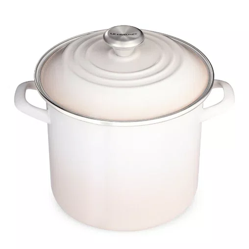 Panela Stockpot Creme Meringue 7,6l 22cm Pegador Inox - Le Creuset