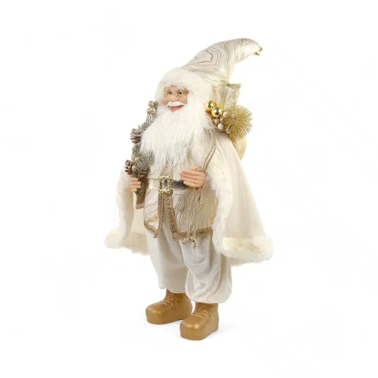 Papai Noel Branco em Pé 60cm - Cromus