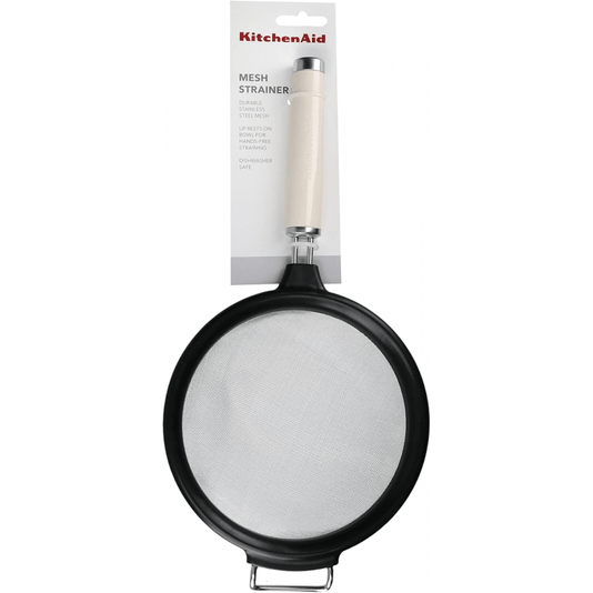 Peneira Aço Cozinha Coar Polvilhar Prático Creme - Kitchenaid