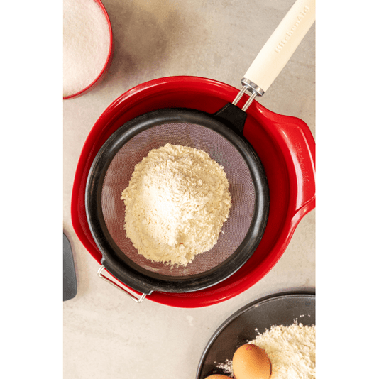 Peneira Aço Cozinha Coar Polvilhar Prático Creme - Kitchenaid
