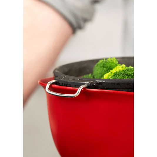 Peneira Aço Cozinha Coar Polvilhar Prático Preto - Kitchenaid