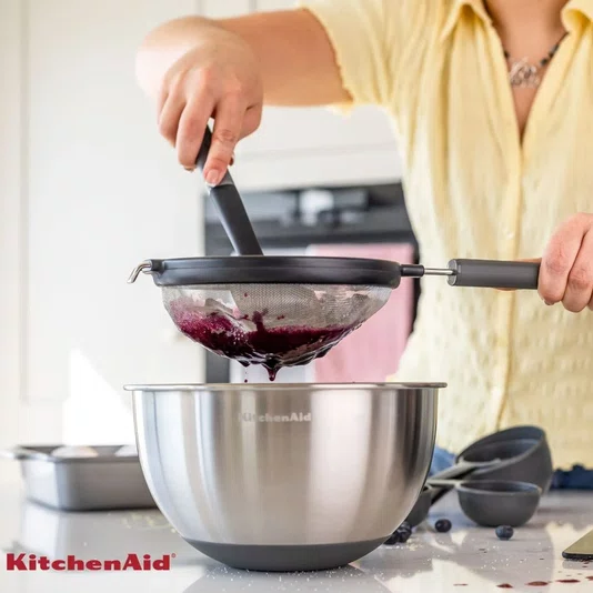 Peneira em Aço Inox Cinza - Kitchenaid