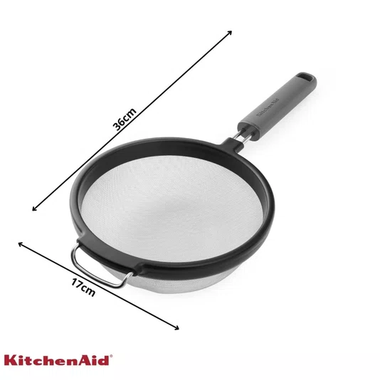 Peneira em Aço Inox Cinza - Kitchenaid