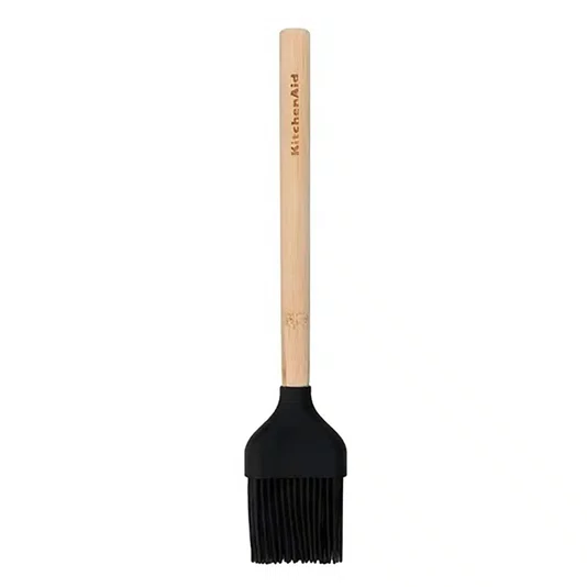 Pincel de Alinhavo Bambu Ecológico Cozinha Preto - Kitchenaid