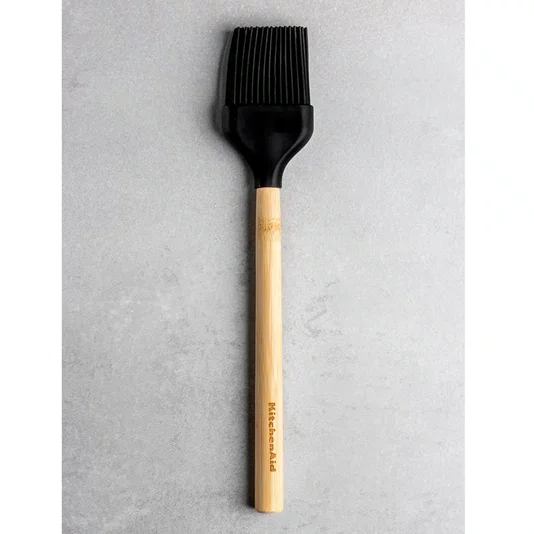 Pincel de Alinhavo Bambu Ecológico Cozinha Preto - Kitchenaid