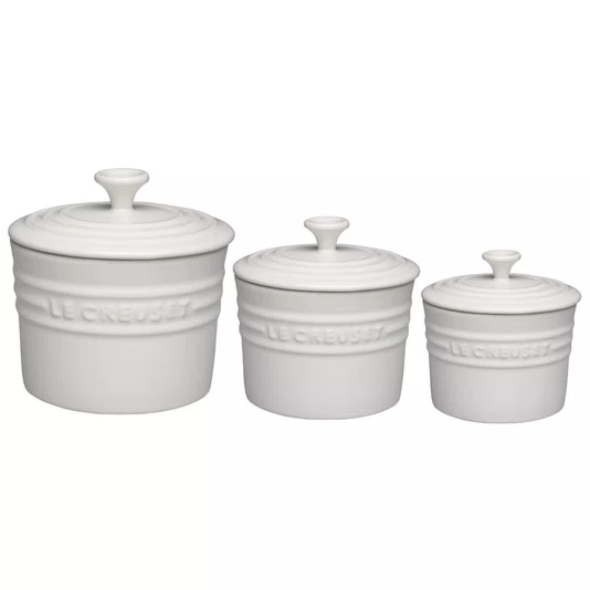 Porta Condimentos Médio Branco White 400ml - Le Creuset