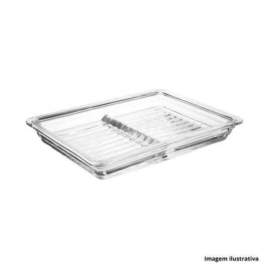 Porta Frios Colmeia 20cm15x 7 Cristal Ecológico - Lyor