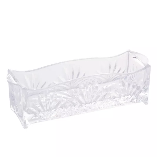 Porta Talher de Cristal de Chumbo Dublin 27x8x9cm - Lyor