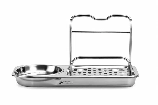 Porta Utensilio Pia com Bandeja Removivel Inox