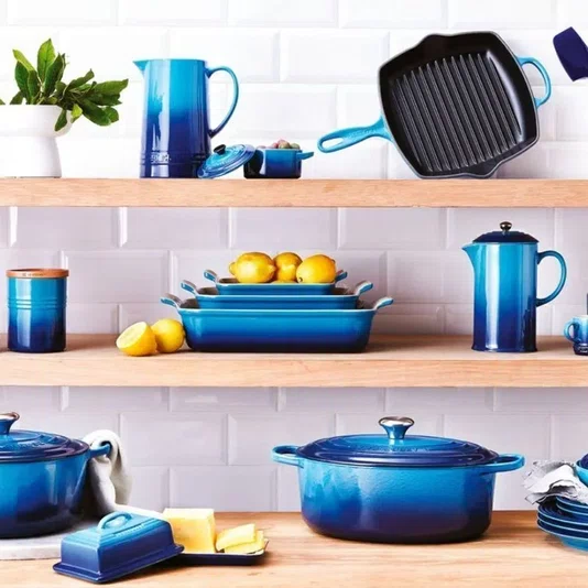 Porta Utensílios 1,1l Azul Azure - Le Creuset