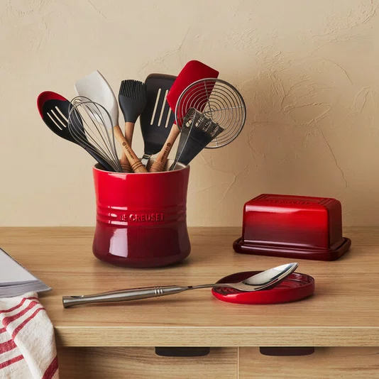 Porta Utensílios 2,3l Sig Vermelho Cerise - Le Creuset