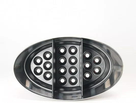 Porta Utensílios Cozinha Aço Inox 3 Compartimentos - Oxo