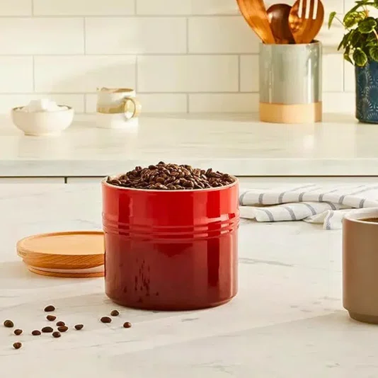 Pote com Tampa 1,1l Scand Vermelho Cerise - Le Creuset