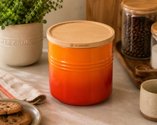 Pote com Tampa 1,1l Scand Laranja Flame - Le Creuset