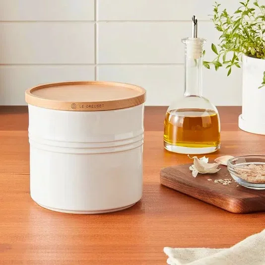 Pote com Tampa 1,1l Scand Branco White - Le Creuset