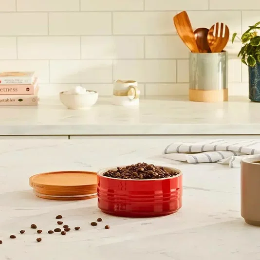 Pote com Tampa 220ml Scand Vermelho Cerise - Le Creuset
