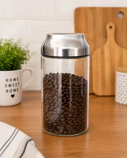 Pote Hermético Borossilicato Inox Smart 960ml - Mimo Style