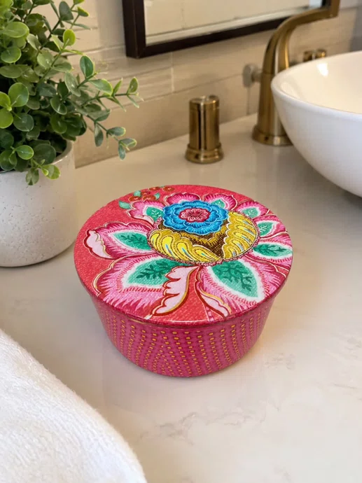 Pote para Algodao Twnkle Star Rosa