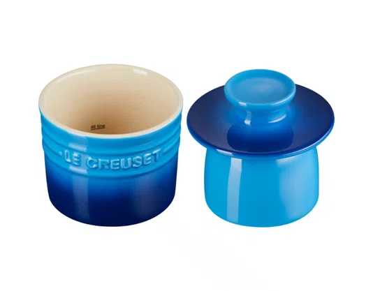 Pote para Manteiga 170ml Azure Azul - Le Creuset