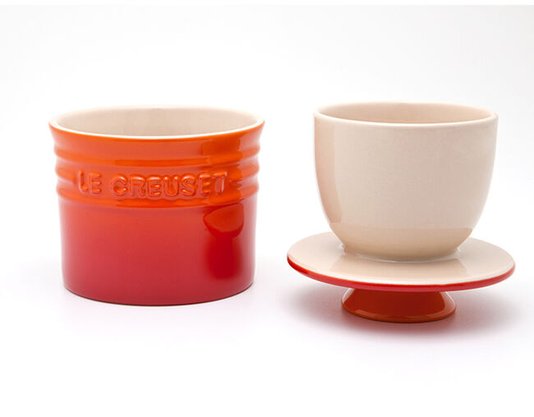 Pote para Manteiga Laranja Le Creuset