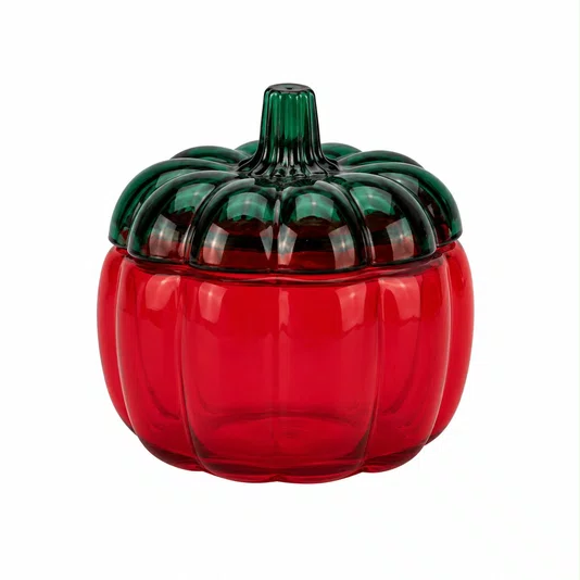 Pote Vidro Abóbora Color 560ml - Tuut