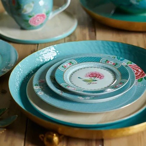 Prato de Jantar Azul - Blushing Birds - Pip studio