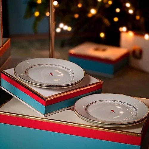 Prato de Jantar Branco - Love Birds - Pip Studio