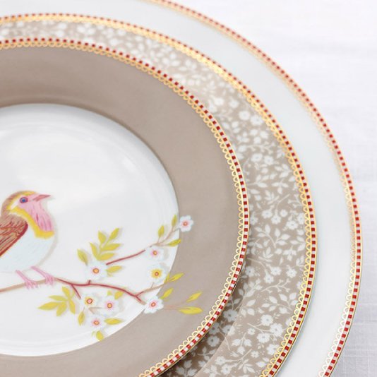 Prato de Jantar Cáqui - Early Bird - Pip Studio
