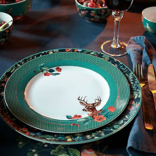 Prato de Jantar Deer Verde - Winter Wonderland - Pip Studio