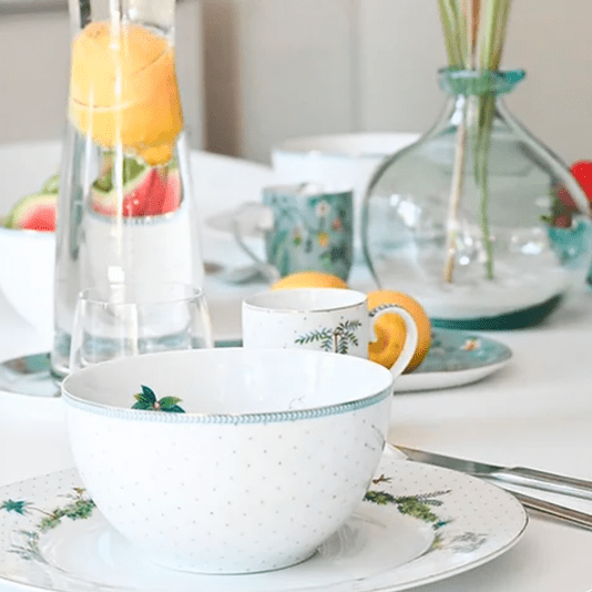 Prato de Jantar Dots Branco - Jolie - Pip Studio