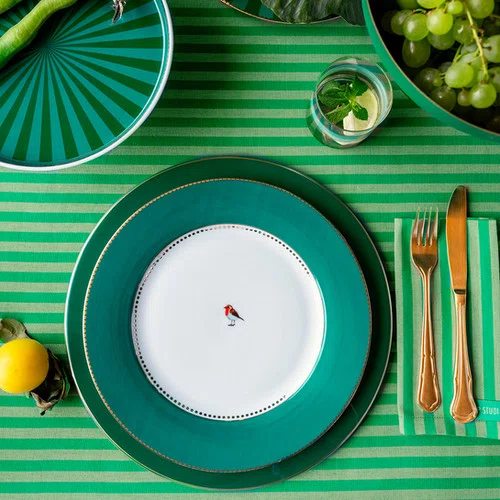 Prato de Jantar Esmeralda Love Birds - Pip Studio
