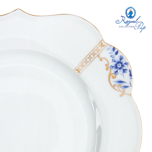 Prato de Jantar Flowers - Royal White - Pip studio